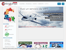 Tablet Screenshot of centrostampaonline.net